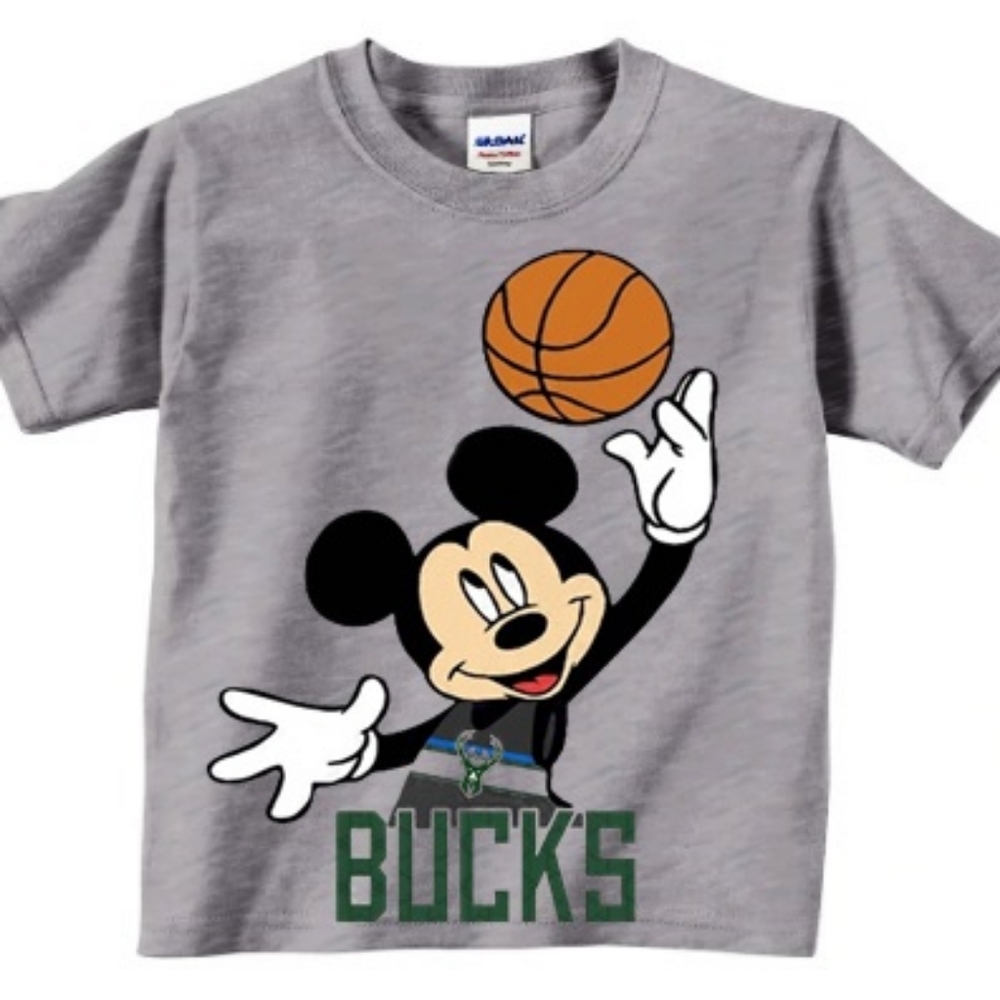 Milwaukee Bucks 'Mickey Mouse Toddler Tee 4T